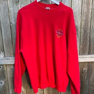 Vintage 1995 “Vineyard Vette Voyage” Embroidered Crewneck Sweatshirt